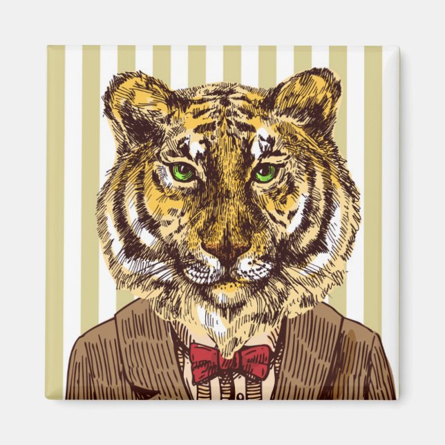 Imán Tigre En El Desgaste De La Noche (Frente)