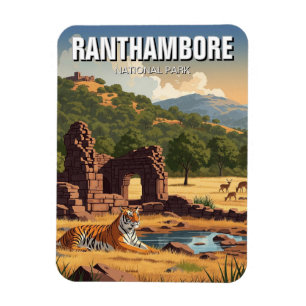 Imán Tigre en el Parque Nacional Ranthambore Viaje a la