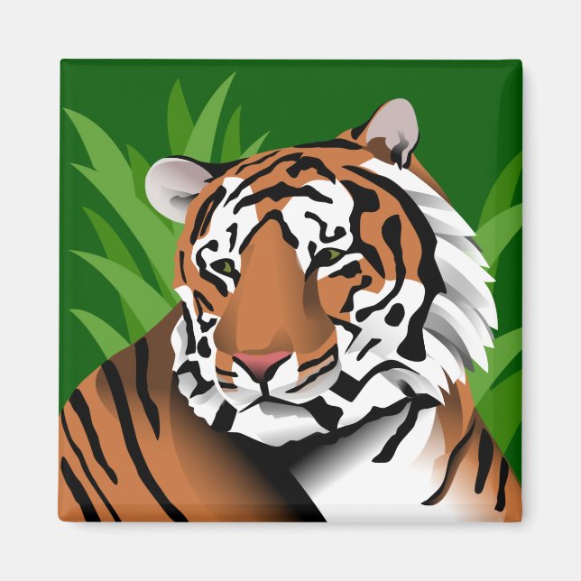 Imán Tigre en la jungla (Frente)