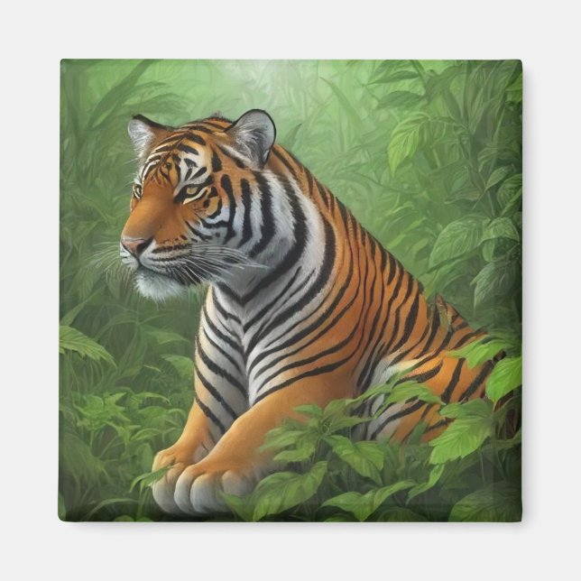 Imán Tigre en la selva (Frente)