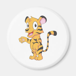 Imán Tigre feliz Cub de bebé