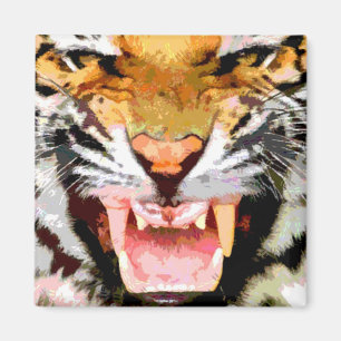Imán Tigre furioso - Ojos de tigre