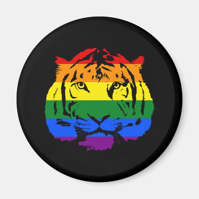 Imán Tigre LGBT (Frente)