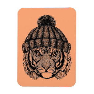 Imán Tigre listo de la moda del invierno