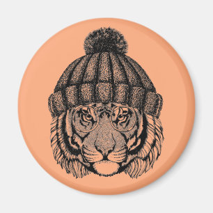 Imán Tigre listo de la moda del invierno