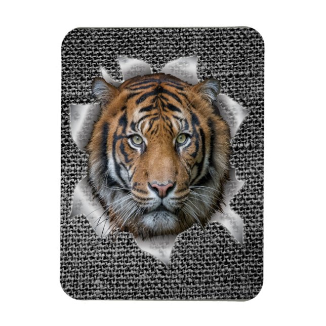 Imán Tigre salvaje de Bengala (Vertical)