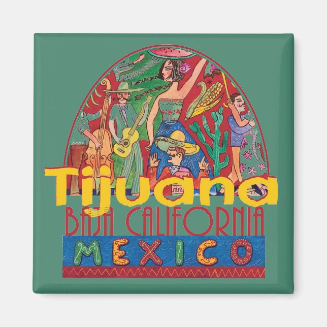 Imán TIJUANA México (Frente)