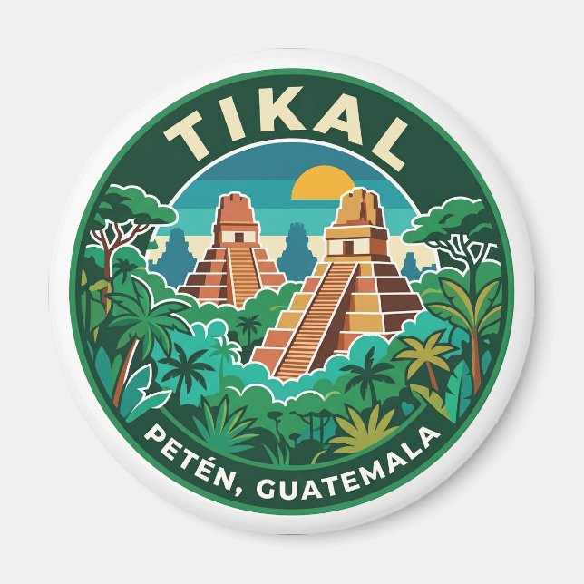 Imán Tikal Guatemala (Frente)