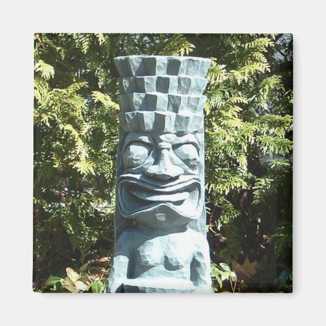 imán TIKI (cuadrado) (Frente)