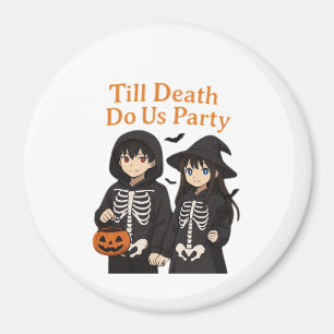 Imán Till Death Do Us Party – Pareja de Anime Halloween