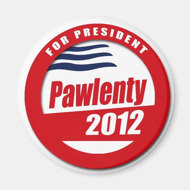 Imán Tim Pawlenty 2012 (Frente)