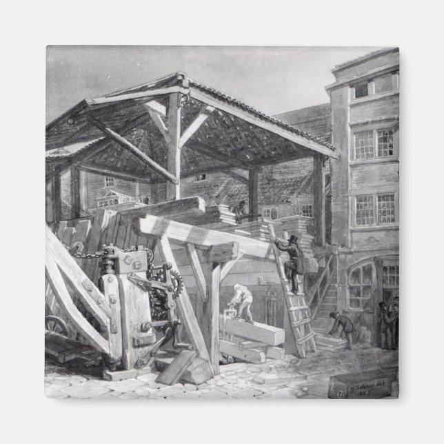 Imán Timber Yard, Finsbury, 1825 (Frente)