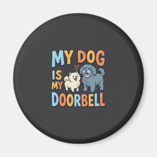 Imán Timbre de Puerta Divertido para Amantes de Mascota