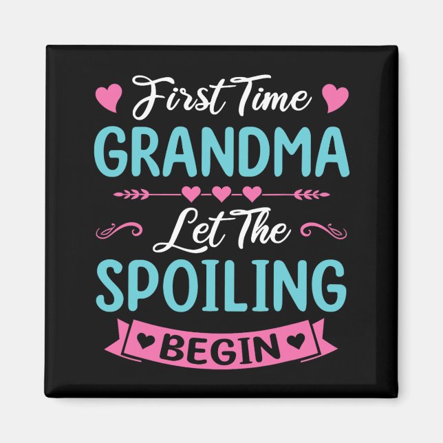 Imán Time Grandma New Grandma Ba (Frente)