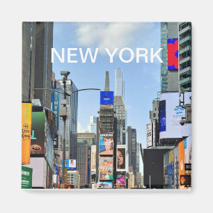 Imán Times Square New York Souvenir Magnet