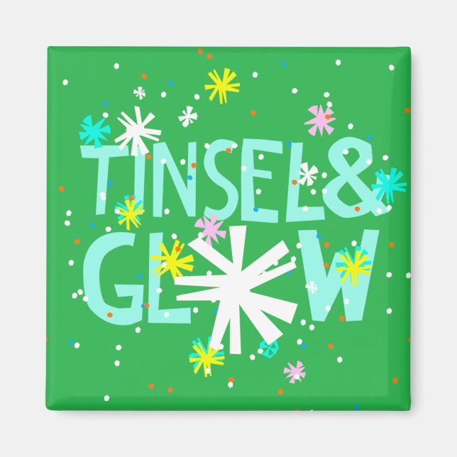 Imán Tinsel y Glow (Frente)