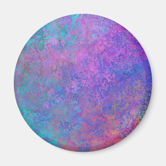 Imán Tinta de alcohol arcoiris, resplandeciente resumen (Frente)