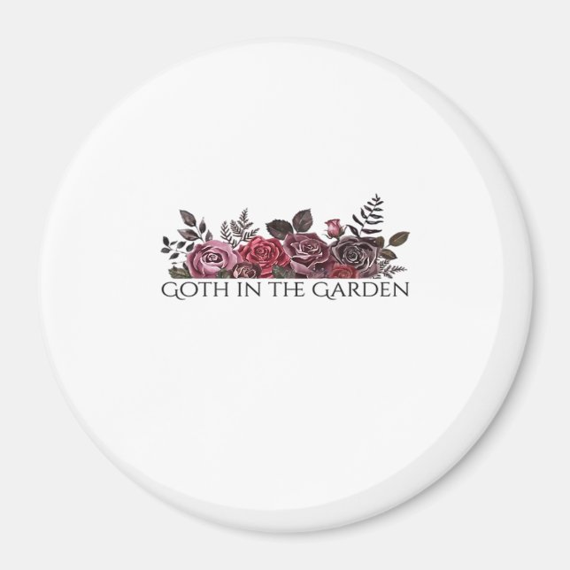 Imán Tinta Whimsigoth – Bosques místicos, lunas y magia (Frente)