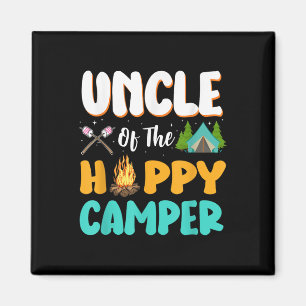 Imán Tío de la familia Happy Camper cumpleaños de campi