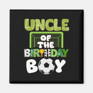 Imán Tío Del Niño De Cumpleaños Familia De Fútbol Fiest