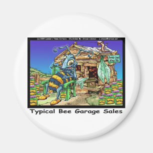 Imán Típico Bee Garage Sales Graciosos Regalos & Tees