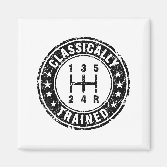 Imán Tipo de transmisión manual entrenado clínicamente  (Frente)