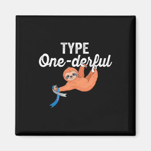 Imán Tipo Maravilloso Lazy Cute Slote Tipo 1 Diabetes A