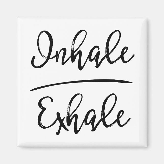Imán Tipografía de inhalación (Frente)