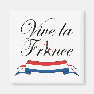 Imán Tipografía de Vive la France