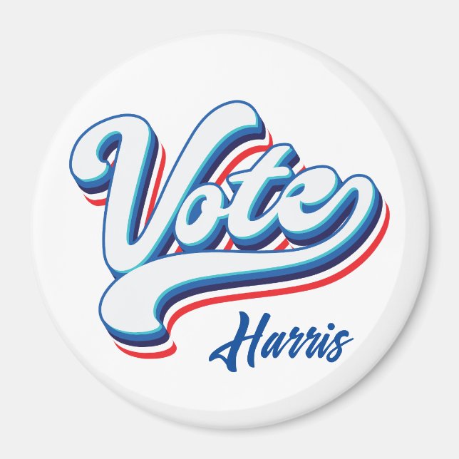 Imán Tipografía electoral de votación (Frente)