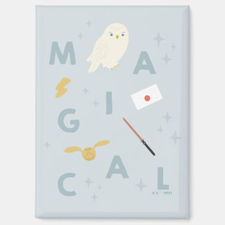 Imán Tipografía mágica "Mágica" Gráfica de Hedwigh