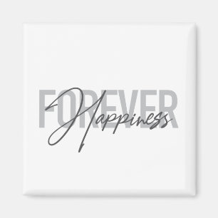 Imán Tipografía moderna, simple, fresca para siempre Fe