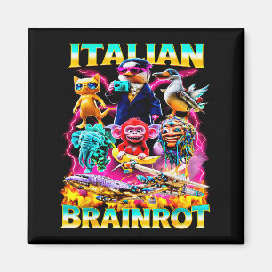 Imán Tipos de personaje de meme de Brainrot italiano di