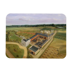 Imán Tiptree Hall and Farm, Essex, c.1850-60 (petróleo