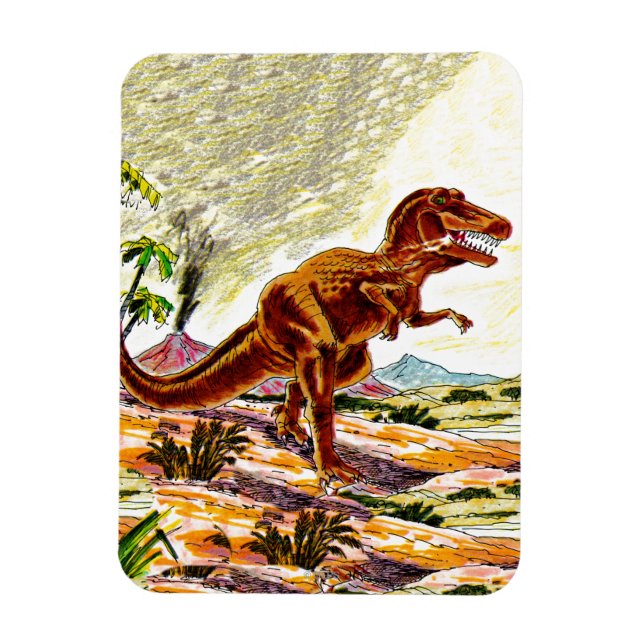 Imán Tirannosauro Rex Dinosaurio (Vertical)
