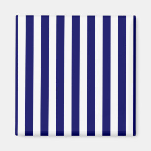 Imán Tiras de caramelo azul y blanco de la marina