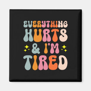 Imán Tiredness Gym Entrenador Atleta Correr todo H