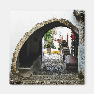 Imán Tiro con arco en Obidos Portugal