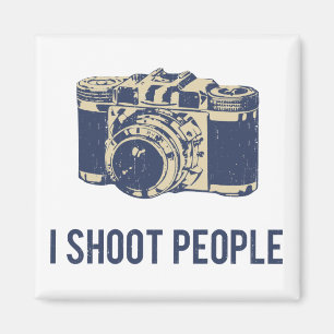 Imán Tiro la cámara de la fotografía de la gente