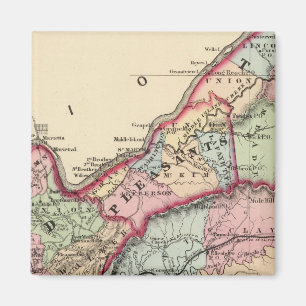 Imán Tiro, Ritchie, Plasantes, Madera, Condados de Wirt