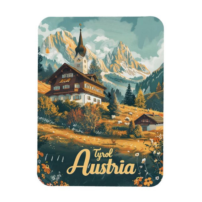 Imán Tirol Austria (Vertical)