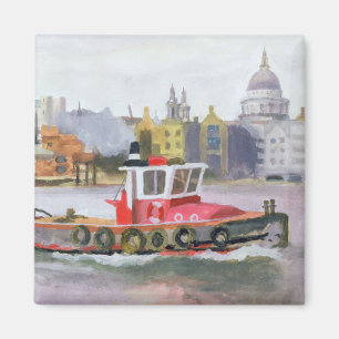 Imán Tirón rojo que pasa St. Pauls 1996