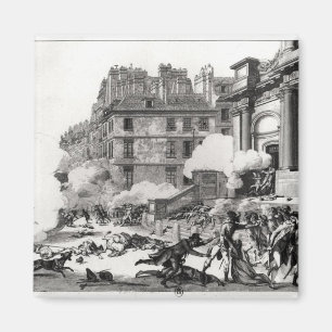 Imán Tiroteo antes de la iglesia St. Roch en París