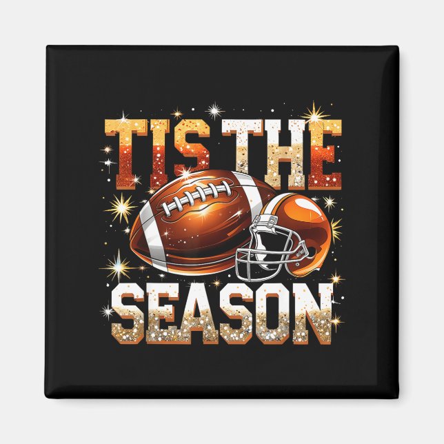 Imán Tis The Season Football Lovers Helmet Srts Fan Gif (Frente)