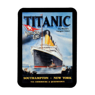 Imán Titanic White Star Line - El transatlántico más gr