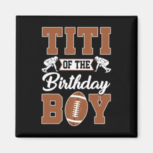 Imán Titi de la fiesta de fútbol del niño de cumpleaños