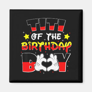Imán Titi del Cumpleañero Camiseta Divertida Tía &