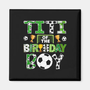 Imán Titi Del Jugador De Fútbol Del Cumpleaños Día Del 
