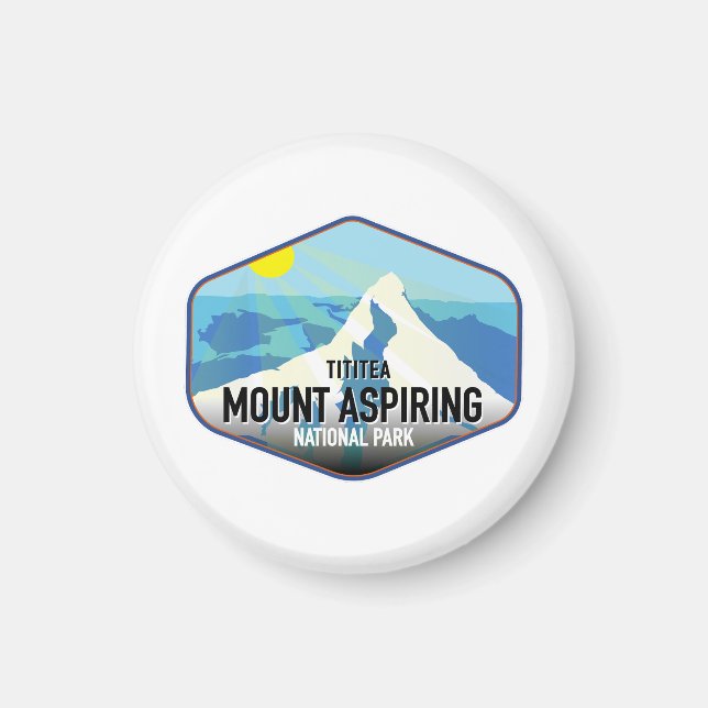 Imán Tititea Mt Aspirando NP - Aoetearoa (Frente)
