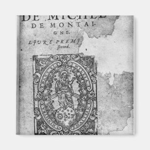 Imán Titlepage de la primera edición de 'Essais
